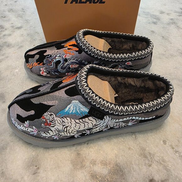 New Ugg x Palace Tasman Slipper Black Camo - Picture 6 of 12